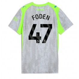 Manchester City Phil Foden #47 Derde tenue Dames 2025-26 Korte Mouw