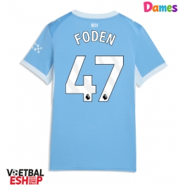 Manchester City Phil Foden #47 Thuis tenue Dames 2026-27 Korte Mouw