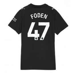 Manchester City Phil Foden #47 Uit tenue Dames 2025-26 Korte Mouw