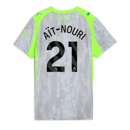 Manchester City Rayan Ait-Nouri #21 Derde tenue Dames 2025-26 Korte Mouw Manchester City Rayan Ait-Nouri #21 Derde tenue Dames 2025-26 Korte Mouw