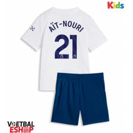 Manchester City Rayan Ait-Nouri #21 Derde tenue Kids 2026-27 Korte Mouw (+ Korte broeken)