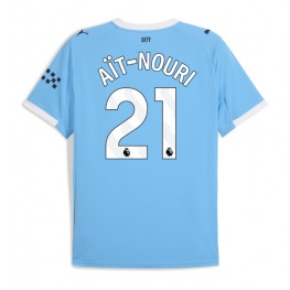 Manchester City Rayan Ait-Nouri #21 Thuis tenue 2025-26 Korte Mouw
