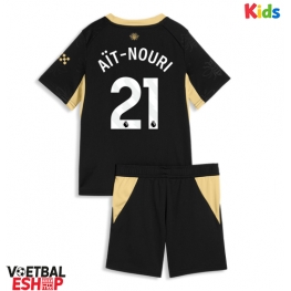 Manchester City Rayan Ait-Nouri #21 Uit tenue Kids 2026-27 Korte Mouw (+ Korte broeken)