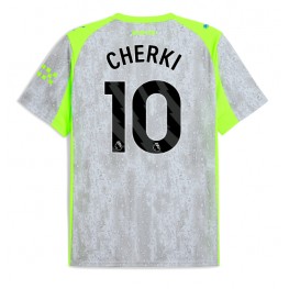 Manchester City Rayan Cherki #10 Derde tenue 2025-26 Korte Mouw