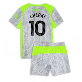Manchester City Rayan Cherki #10 Derde tenue Kids 2025-26 Korte Mouw (+ Korte broeken)