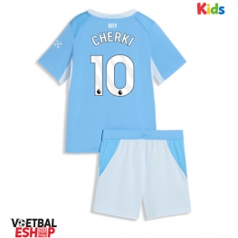 Manchester City Rayan Cherki #10 Thuis tenue Kids 2026-27 Korte Mouw (+ Korte broeken)