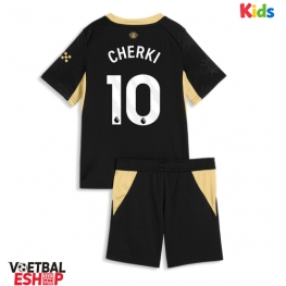 Manchester City Rayan Cherki #10 Uit tenue Kids 2026-27 Korte Mouw (+ Korte broeken)