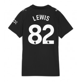Manchester City Rico Lewis #82 Uit tenue Dames 2025-26 Korte Mouw Manchester City Rico Lewis #82 Uit tenue Dames 2025-26 Korte Mouw