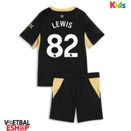 Manchester City Rico Lewis #82 Uit tenue Kids 2026-27 Korte Mouw (+ Korte broeken)