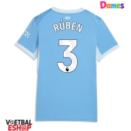 Manchester City Ruben Dias #3 Thuis tenue Dames 2026-27 Korte Mouw
