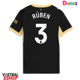 Manchester City Ruben Dias #3 Uit tenue Dames 2026-27 Korte Mouw