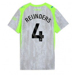 Manchester City Tijjani Reijnders #4 Derde tenue Dames 2025-26 Korte Mouw Manchester City Tijjani Reijnders #4 Derde tenue Dames 2025-26 Korte Mouw