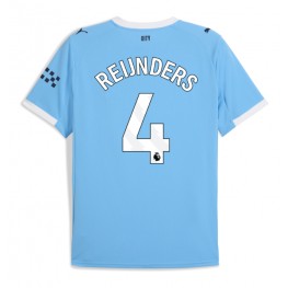 Manchester City Tijjani Reijnders #4 Thuis tenue 2025-26 Korte Mouw