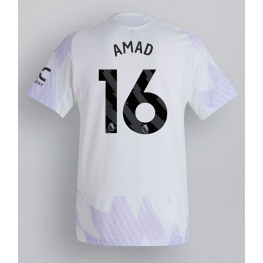 Manchester United Amad Diallo #16 Uit tenue 2025-26 Korte Mouw