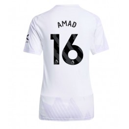 Manchester United Amad Diallo #16 Uit tenue Dames 2025-26 Korte Mouw