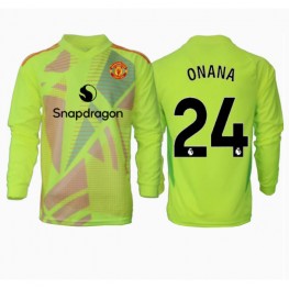 Manchester United Andre Onana #24 Keeper Uit tenue 2024-25 Lange Mouw