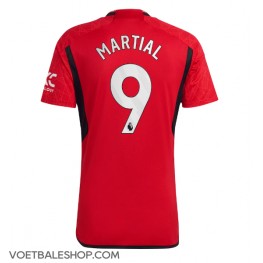 Manchester United Anthony Martial #9 Thuis tenue 2023-24 Korte Mouw