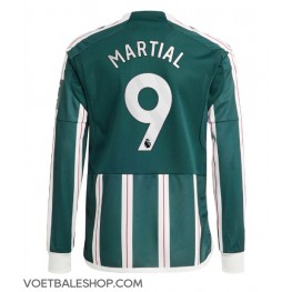 Manchester United Anthony Martial #9 Uit tenue 2023-24 Lange Mouw