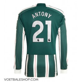 Manchester United Antony #21 Uit tenue 2023-24 Lange Mouw