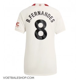 Manchester United Bruno Fernandes #8 Derde tenue Dames 2023-24 Korte Mouw