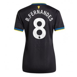 Manchester United Bruno Fernandes #8 Derde tenue Dames 2025-26 Korte Mouw