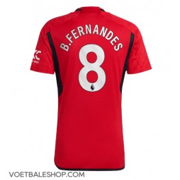 Manchester United Bruno Fernandes #8 Thuis tenue 2023-24 Korte Mouw