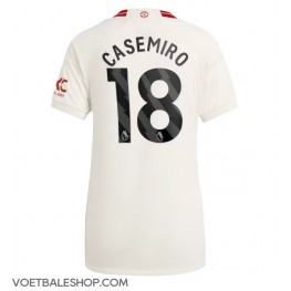Manchester United Casemiro #18 Derde tenue Dames 2023-24 Korte Mouw
