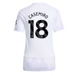 Manchester United Casemiro #18 Uit tenue Dames 2025-26 Korte Mouw