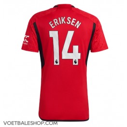 Manchester United Christian Eriksen #14 Thuis tenue 2023-24 Korte Mouw