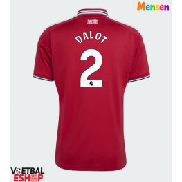 Manchester United Diogo Dalot #2 Thuis tenue 2026-27 Korte Mouw