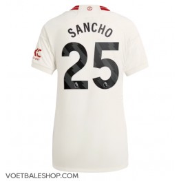 Manchester United Jadon Sancho #25 Derde tenue Dames 2023-24 Korte Mouw
