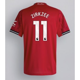 Manchester United Joshua Zirkzee #11 Thuis tenue 2025-26 Korte Mouw