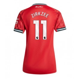 Manchester United Joshua Zirkzee #11 Thuis tenue Dames 2025-26 Korte Mouw