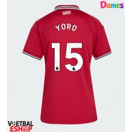 Manchester United Leny Yoro #15 Thuis tenue Dames 2026-27 Korte Mouw