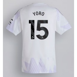 Manchester United Leny Yoro #15 Uit tenue 2025-26 Korte Mouw