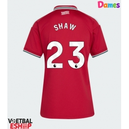 Manchester United Luke Shaw #23 Thuis tenue Dames 2026-27 Korte Mouw