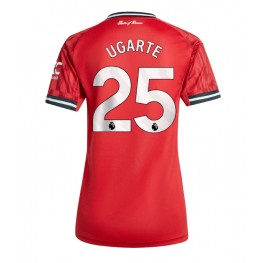 Manchester United Manuel Ugarte #25 Thuis tenue Dames 2025-26 Korte Mouw