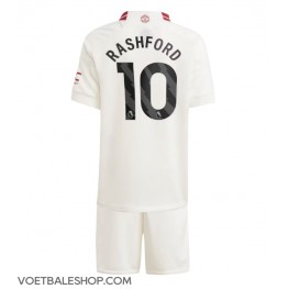 Manchester United Marcus Rashford #10 Derde tenue Kids 2023-24 Korte Mouw (+ Korte broeken)