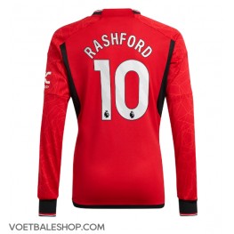 Manchester United Marcus Rashford #10 Thuis tenue 2023-24 Lange Mouw