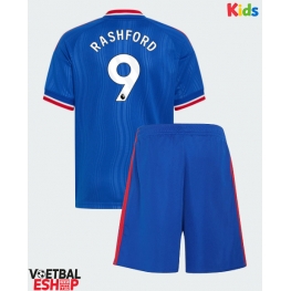 Manchester United Marcus Rashford #9 Uit tenue Kids 2026-27 Korte Mouw (+ Korte broeken)