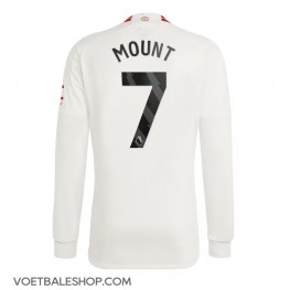 Manchester United Mason Mount #7 Derde tenue 2023-24 Lange Mouw