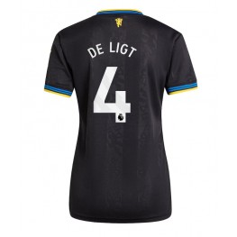 Manchester United Matthijs de Ligt #4 Derde tenue Dames 2025-26 Korte Mouw