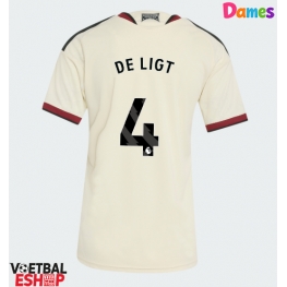 Manchester United Matthijs de Ligt #4 Derde tenue Dames 2026-27 Korte Mouw