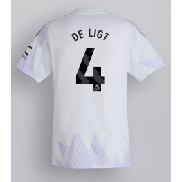 Manchester United Matthijs de Ligt #4 Uit tenue 2025-26 Korte Mouw