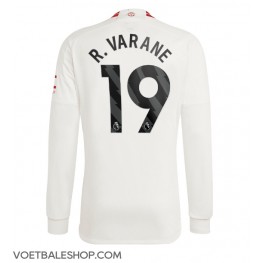 Manchester United Raphael Varane #19 Derde tenue 2023-24 Lange Mouw