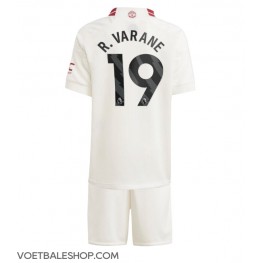 Manchester United Raphael Varane #19 Derde tenue Kids 2023-24 Korte Mouw (+ Korte broeken)