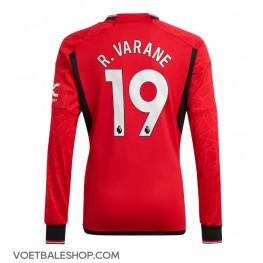 Manchester United Raphael Varane #19 Thuis tenue 2023-24 Lange Mouw