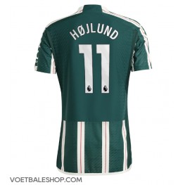 Manchester United Rasmus Hojlund #11 Uit tenue 2023-24 Korte Mouw