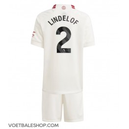 Manchester United Victor Lindelof #2 Derde tenue Kids 2023-24 Korte Mouw (+ Korte broeken)