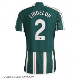 Manchester United Victor Lindelof #2 Uit tenue 2023-24 Korte Mouw